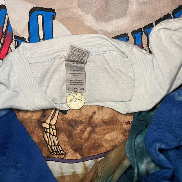 Grateful Dead 🍁 “1994 Fall Tour Skeleton Banjo” Long Sleeve Tee – Size XL - Picture 3 of 11